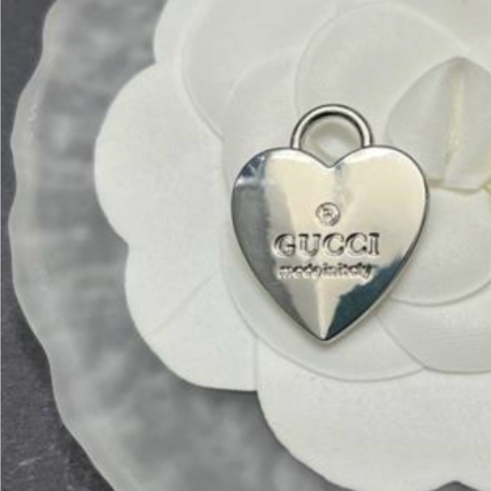 Silver Heart Charm Pendant